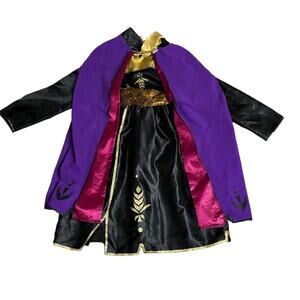 Disney Frozen 2 Princess Anna Travel Dress Removable Cape and Shoes